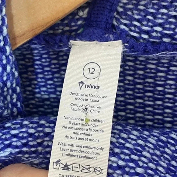 Ivivva Lululemon Girls Feeling Toast Wrap Sweater - Picture 5 of 10